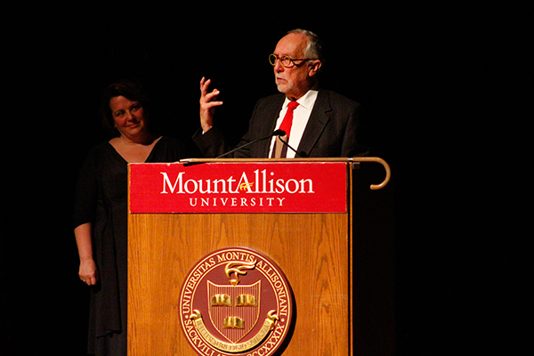 Dr. Garland Brooks (’60) and Carolle de Ste-Croix director, alumni engagement and giving.