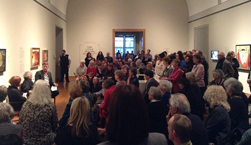 Artist talk with Mary Pratt (’57) at the National Gallery of Canada.